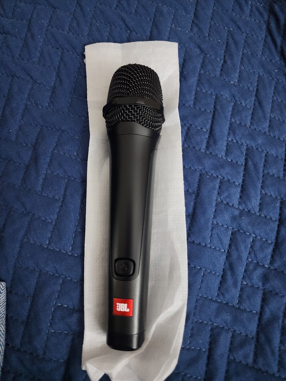 JBL Black Handheld Vocal Microphone with Red Logo